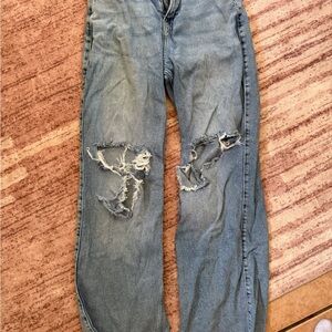 Hollister Blue Distressed Men Jeans